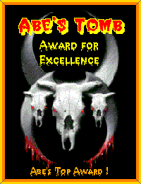 Abe's Top Award!  This will NOT be given out lightly!